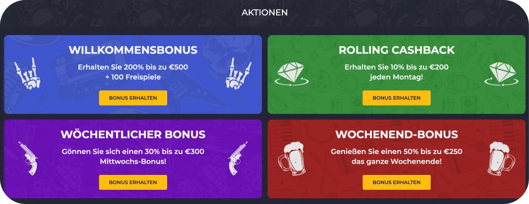 beispiele fuer beliebte boni