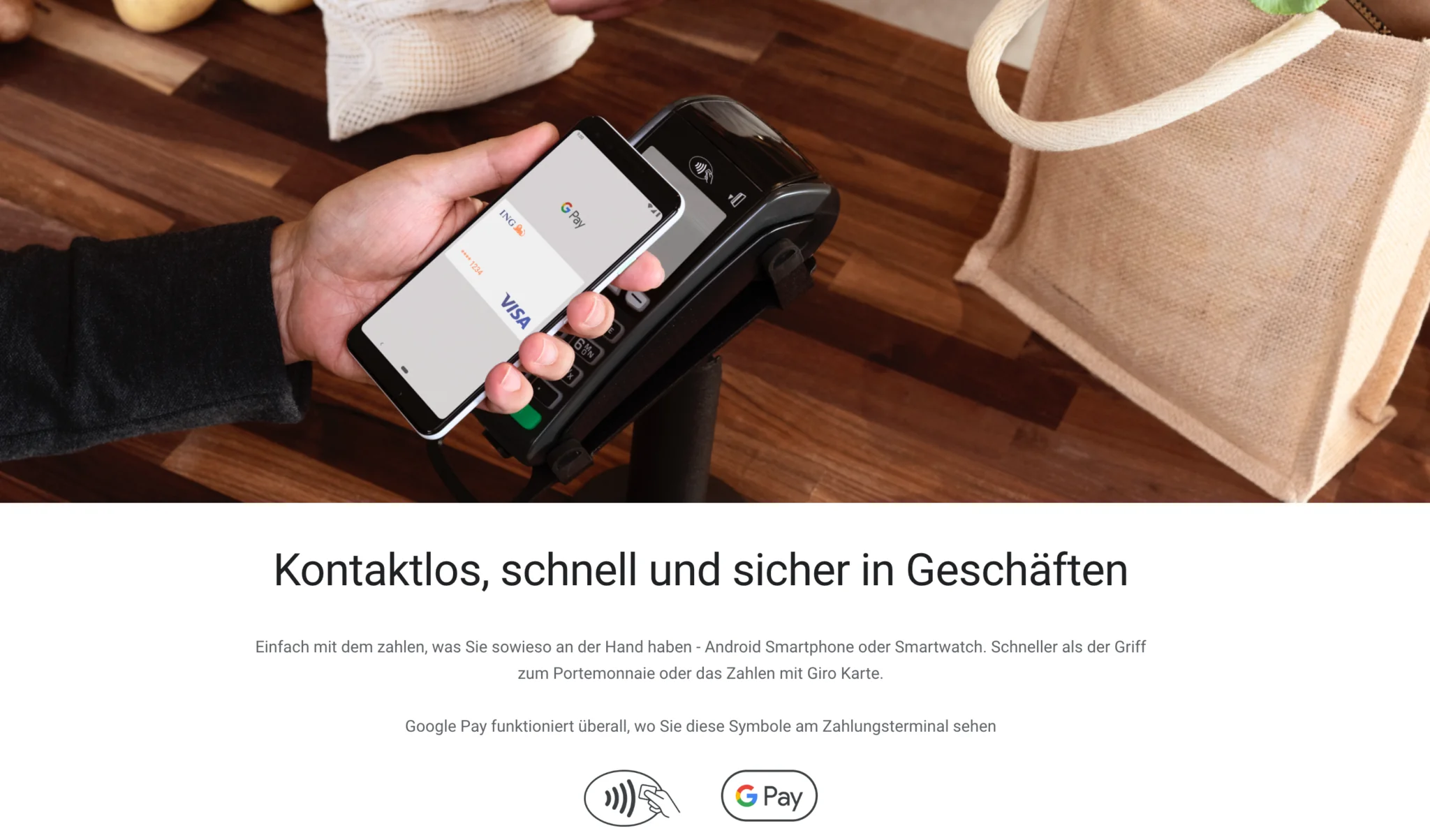 sicherheit beim bezahlen in google pay